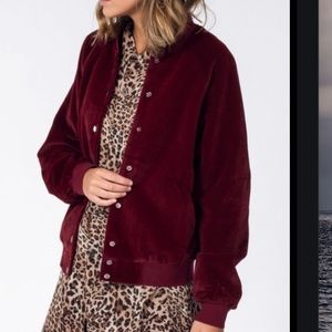 Velvet Bomber Jacket